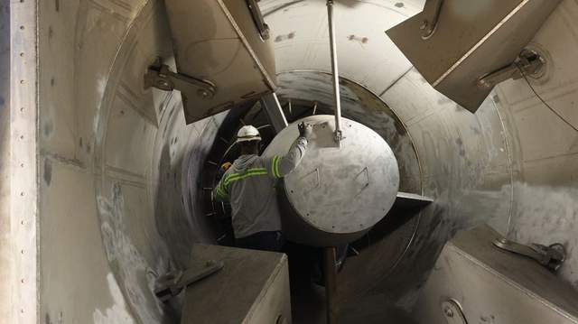 Inspección interior de ducto