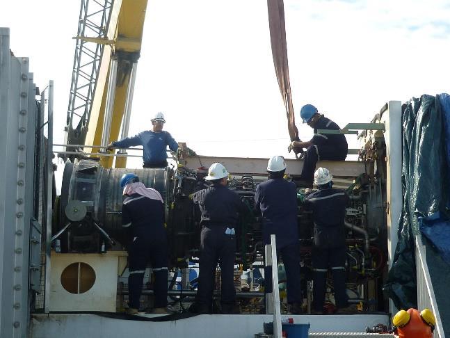 Instalación de turbina a gas